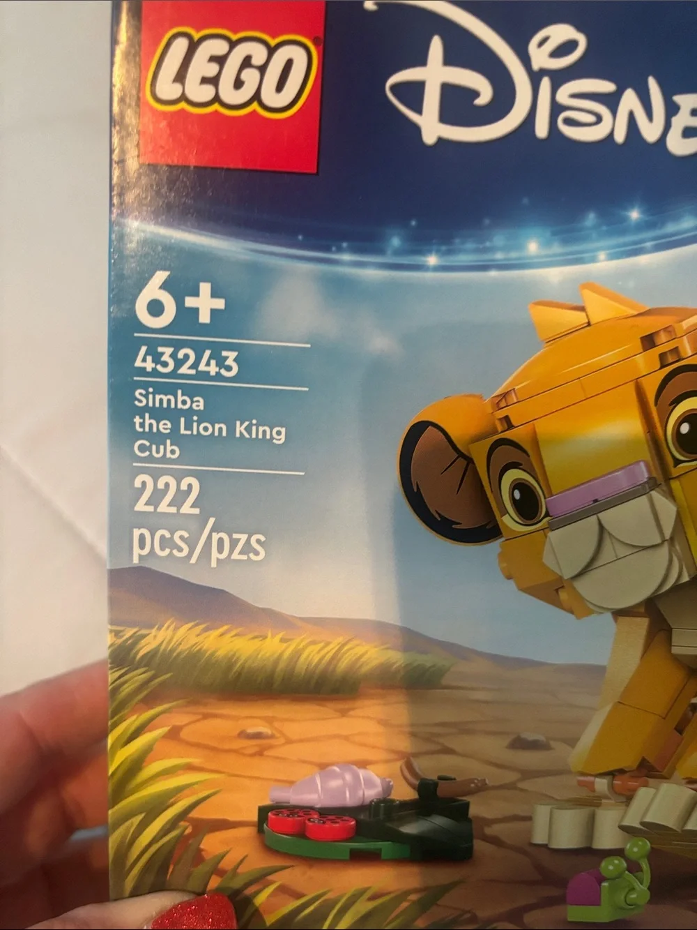 Lego Disney Simba Cub Building Set - Yellow & Tan